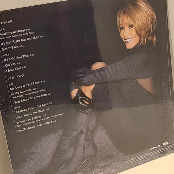 Whitney Houston My Love Is Your Love 2-LP ~ Exclusive Color Vinyl ~ New/Sealed! - Picture 3 of 3